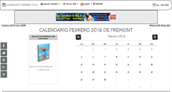 Desktop Screenshot of calendario-febrero.com