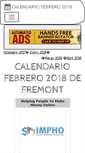 Mobile Screenshot of calendario-febrero.com