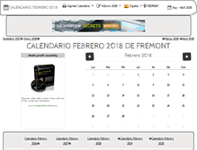 Tablet Screenshot of calendario-febrero.com